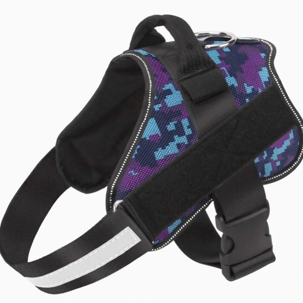 Bolux no pull harness purple camo sz med good condition